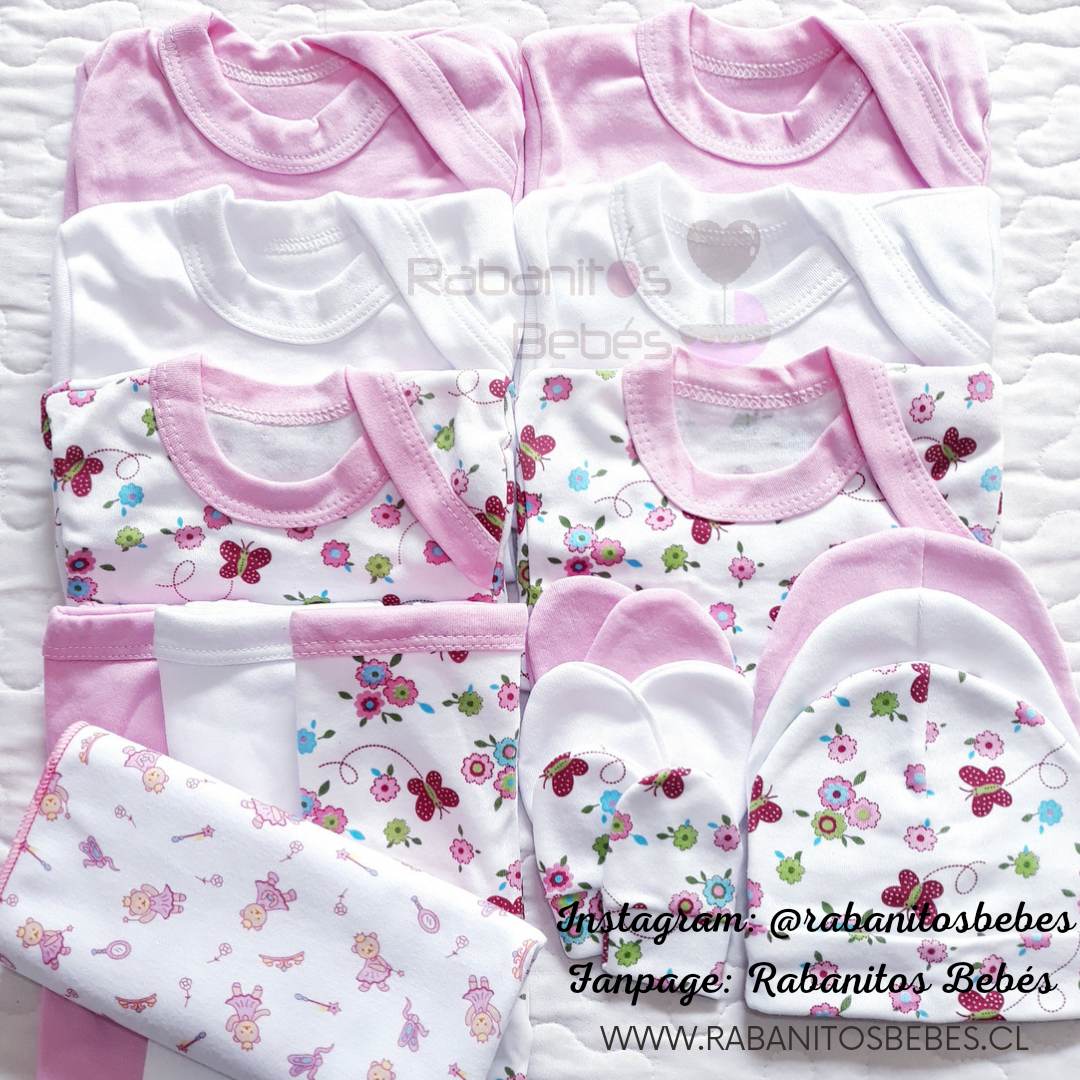 Pack flores rosado